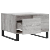 Coffee Table Grey Sonoma 55x55x36.5 cm Engineered Wood 830770