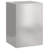 Plant Stand 3 pcs Silver Stainless steel 865831