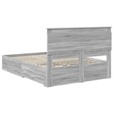 Bed Frame with Drawer with Headboard Manual Engineered Wood 3410302