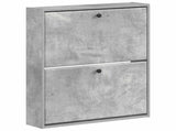 Wall-Mounted Shoe Cabinet BREDA 71 x 17 x 86 cm Engineered Wood 897518