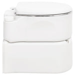 Integrated Camping Toilet White 2417 L HDPE&Steel 154409