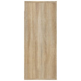 Wall Cabinet Sonoma Oak 80x33x80 cm Engineered Wood 816595
