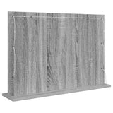 Vanity Mirror Rectangular Grey Sonoma 80 x 55 x 18 cm 868298