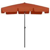 314732 Beach Parasol Terracotta 200x125 cm
