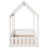 Kids' House Bed Frame without Mattress White 90x190 cm Single 850693