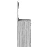 Dressing Table Grey Sonoma 78.5 x 41 x 135 cm Engineered Wood 865033