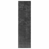 Medium Pile Soft and Washable Rug HUARTE Anthracite 80 x 500 cm 42022483