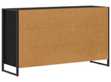 Side Cabinet Black Oak 96.5 x 30 x 75 cm Engineered Wood 886606