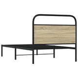 Bed Frame Without Mattress 90x200 cm Sonoma Oak Engineered Wood 4100251