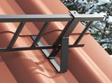 Roof Snow Guard Black 800 x 29.5 x 34.5 cm Steel 42028473