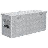 Aluminium Box 76.5x26.5x33 cm Silver 142938
