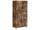 Cabinet Set 2 pcs Smoked Oak 66 x 34.5 x 89.5 cm 3416660