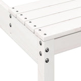 Picnic Table White 110x134x75 cm Solid Wood Pine 832558
