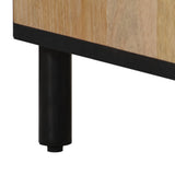Side Cabinet 60x33x75 cm Solid Wood Mango 358238