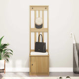 Hall Tree SANDNES 45x40x159.5 cm Solid Wood Pine 4010485