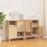 Sideboards 2 pcs Sonoma Oak 60x35x70 cm Engineered Wood 3185722