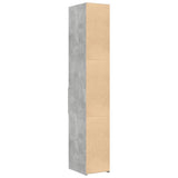 Highboard Concrete Grey 30x42.5x185 cm Engineered Wood 846239