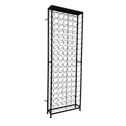 ZNTS Wine Rack for 108 Bottles Metal 241598