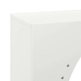 Firewood Rack White 50x23x100 cm Cold-rolled steel 864182