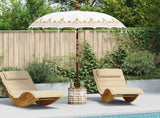 Balinese Parasol Cream 180-190 cm Cotton and solid wood 3356889
