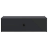 Wall-Mounted Side Table Black 59 x 34.5 x 17 cm Engineered Wood 899166