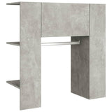 Hallway Cabinet Concrete Grey 97.5x37x99 cm Engineered Wood 808769