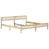 Bed Frame without Mattress Solid Mango Wood 200 cm 288429