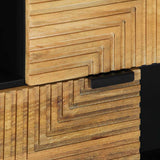 Sideboard Brown 80x33x75 cm Solid Wood Mango 4017747