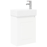 Bathroom Vanity Unit with Tap White 45.5 x 22.5 x 84 cm 889471