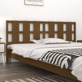 Bed Headboard Honey Brown 205.5x4x100 cm Solid Wood Pine 818013