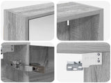 Bathroom Cabinet Set 3 pcs 116 x 16 x 62.5 cm Engineered wood 3403813