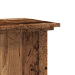ZNTS Plant Stand Old Wood 33x33x80 cm Engineered Wood 852976
