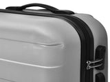 Three Piece Hardcase Trolley Set Silver 45.5/55/66 cm 91142