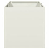 ZNTS Planter White 40x80x40 cm Cold-rolled Steel 860732