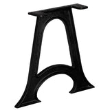 Coffee Table Legs 2 pcs with Arched Base A-Frame Cast Iron 245430