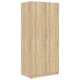Wardrobe Sonoma Oak 80x52x180 cm Engineered Wood 800624