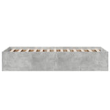 Bed Frame without Mattress Concrete Grey 90x200 cm 3281059