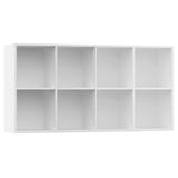 Book Cabinet White Engineered wood Medium Book Cabinet 800153