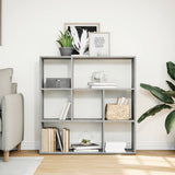 Room Divider Bookcase Concrete Grey 102x29x103.5 cm Engineered Wood 858051