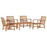 Garden Sofa Set Natural Solid teak wood 3356861