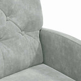 Dining Chairs with Wheels 2 pcs Light grey 58 x 67 x 97 cm 42017866