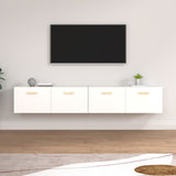 Wall Cabinets 2 pcs White 100x36.5x35 cm Engineered Wood 3115660