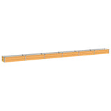 Raised Garden Bed Natural 600 x 40 x 24 cm cold-rolled steel 8006373
