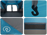 Family Tent with Rainfly Water-resistant 18-Person Blue 42042235