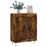 Sideboard Smoked oak 69.5 x 34 x 90 cm Engineered wood 830193