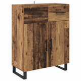 Highboard with Drawer 2 pcs Old Wood Engineered Wood 3415630