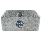 Countertop Basin Multicolour Rectangular 46x35.5x13 cm Ceramic 155074