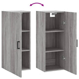 Wall Mounted Cabinet Grey Sonoma 34.5x34x90 cm 828858