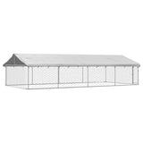 Outdoor Dog Kennel with Roof 600x300x150 cm 171502