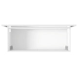 Bathroom Cabinet with Mirror White Engineered Wood 833884